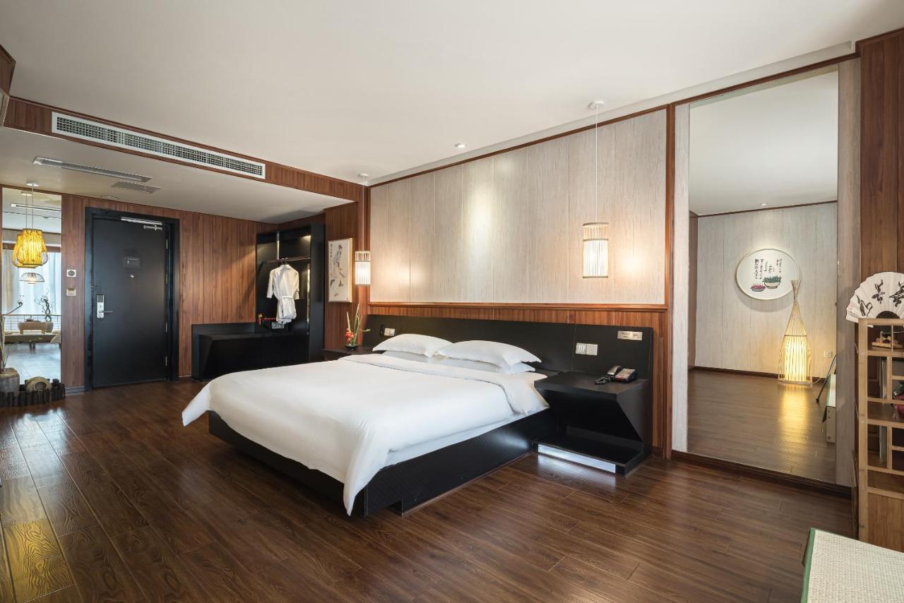 乐山上善居养心禅景酒店 Shangshan Zen Hotel Leshan Zewnętrze zdjęcie